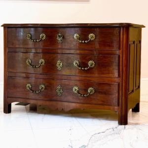 18th Century Fruit Wood Commode 