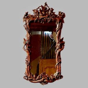 Naturalist Mirror With Ivy, Late 19th Century 