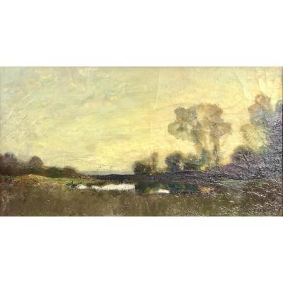 Impressionist Landscape Signed Paul Buffet (1864-1941)