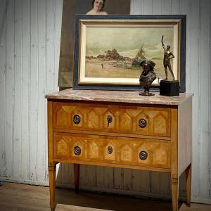 Directoire Style Dresser Marble Top