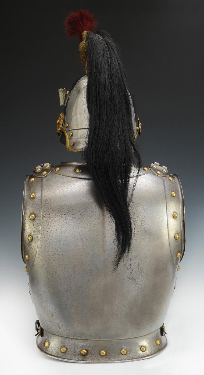 Helmet And Cuirassier Set Of Cuirassiers Of The Imperial Guard, Second Empire-photo-3