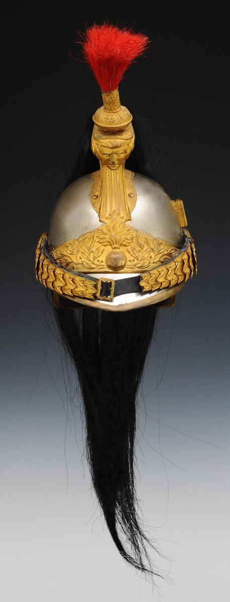 Casque d'Officier De Cuirassiers, Modèle 1872 Modifié 1874, Troisième République. -photo-4