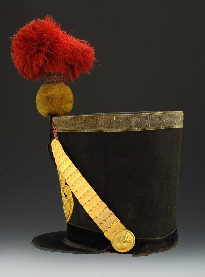 Shako d'Officier d'état-major d'Artillerie, Modèle 1830, Monarchie De Juillet. -photo-4