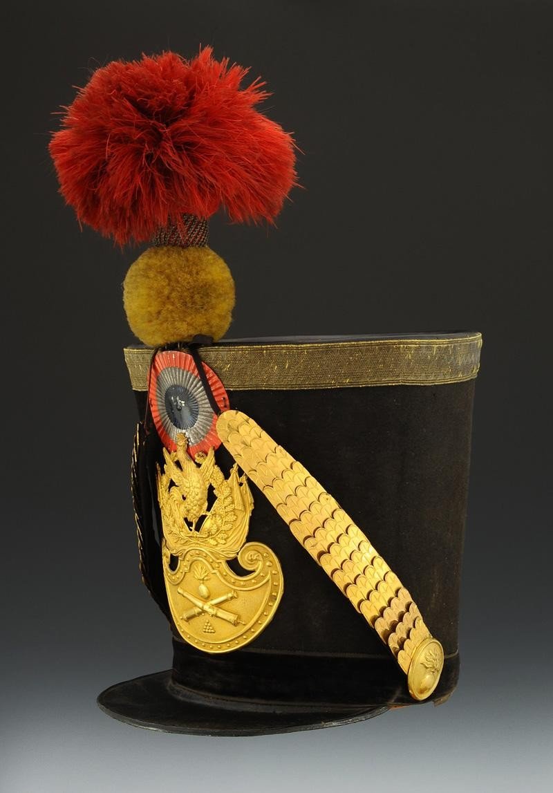 Shako d'Officier d'état-major d'Artillerie, Modèle 1830, Monarchie De Juillet. -photo-1