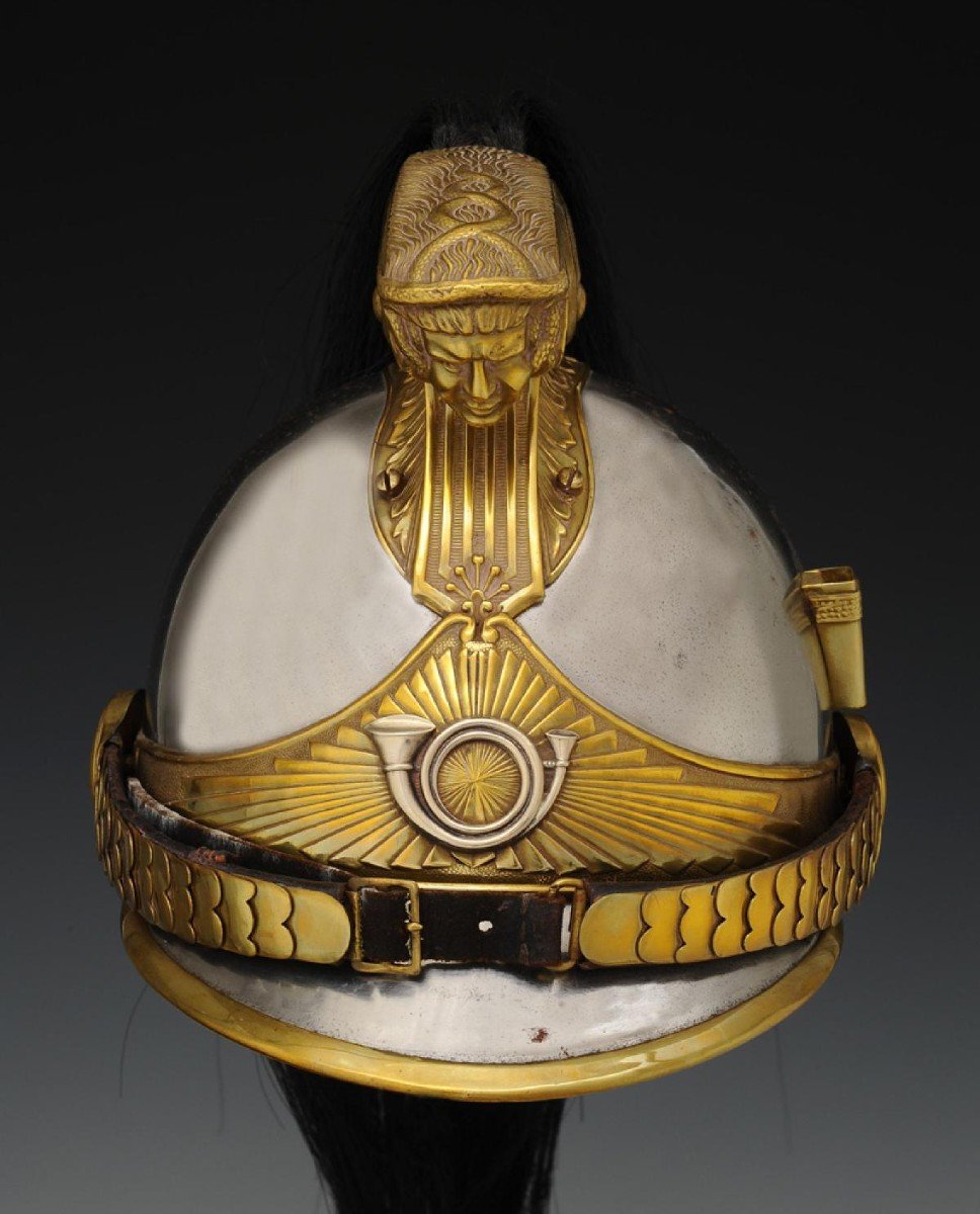 Helmet Of The Horse Hunters Troop, Model 1910 Described In 1913, Third Republic. -photo-2