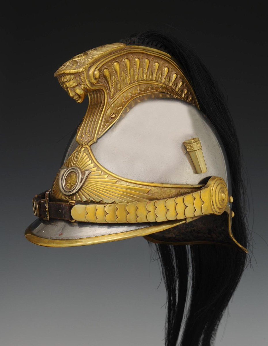 Helmet Of The Horse Hunters Troop, Model 1910 Described In 1913, Third Republic. 