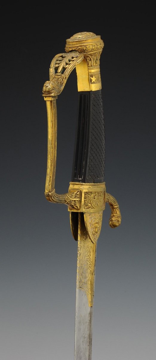 Brigadier General Officer's Saber, Model Of The 1st Vendémiaire Year XII, First Empire-photo-3