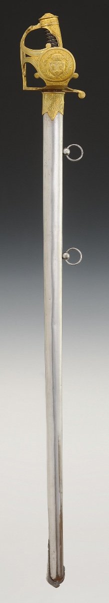 Sabre Des Gendarmes De La Maison Militaire Du Roi, Modèle 1814, Restauration.-photo-2