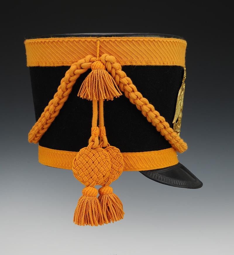 Reproduction d'Un Shako Du Corps Des Matelots De La Garde Impériale 1809, XXIème Siècle-photo-2