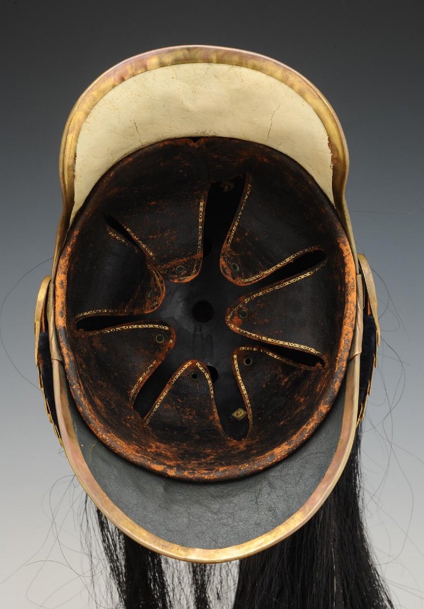 Horse Hunter Officer's Helmet, Model 1910 Described In 1913, Third Republic-photo-3