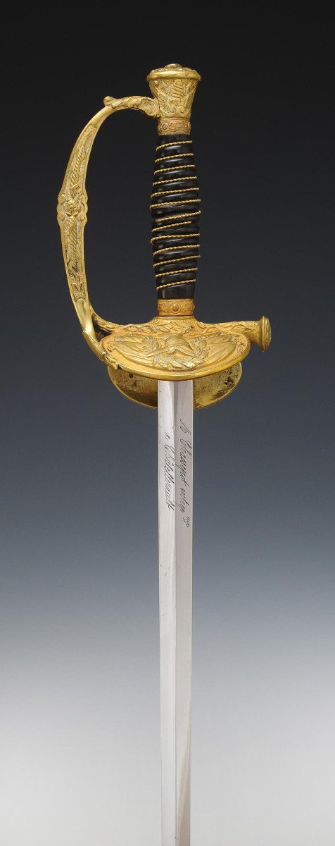 Officer Aide De Camp's Sword Presented In A Case, Second Empire - Third Republic. -photo-1