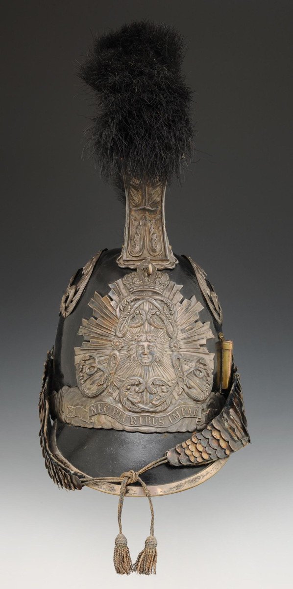 Helmet Of The Bodyguard Of The Military Household Of The King, First Model, 1814, Restoration. -photo-3