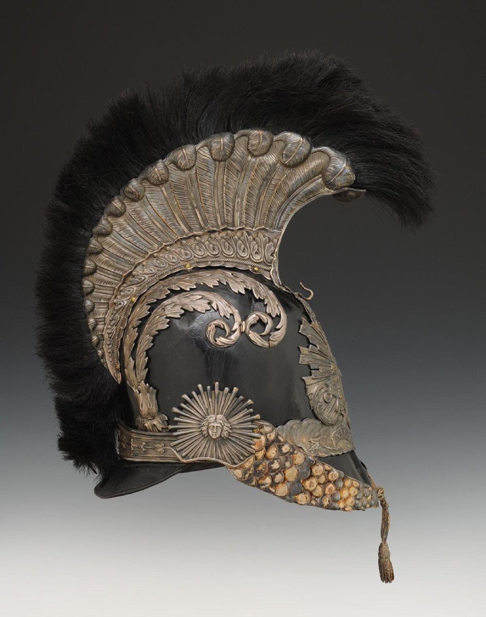 Helmet Of The Bodyguard Of The Military Household Of The King, First Model, 1814, Restoration. -photo-2