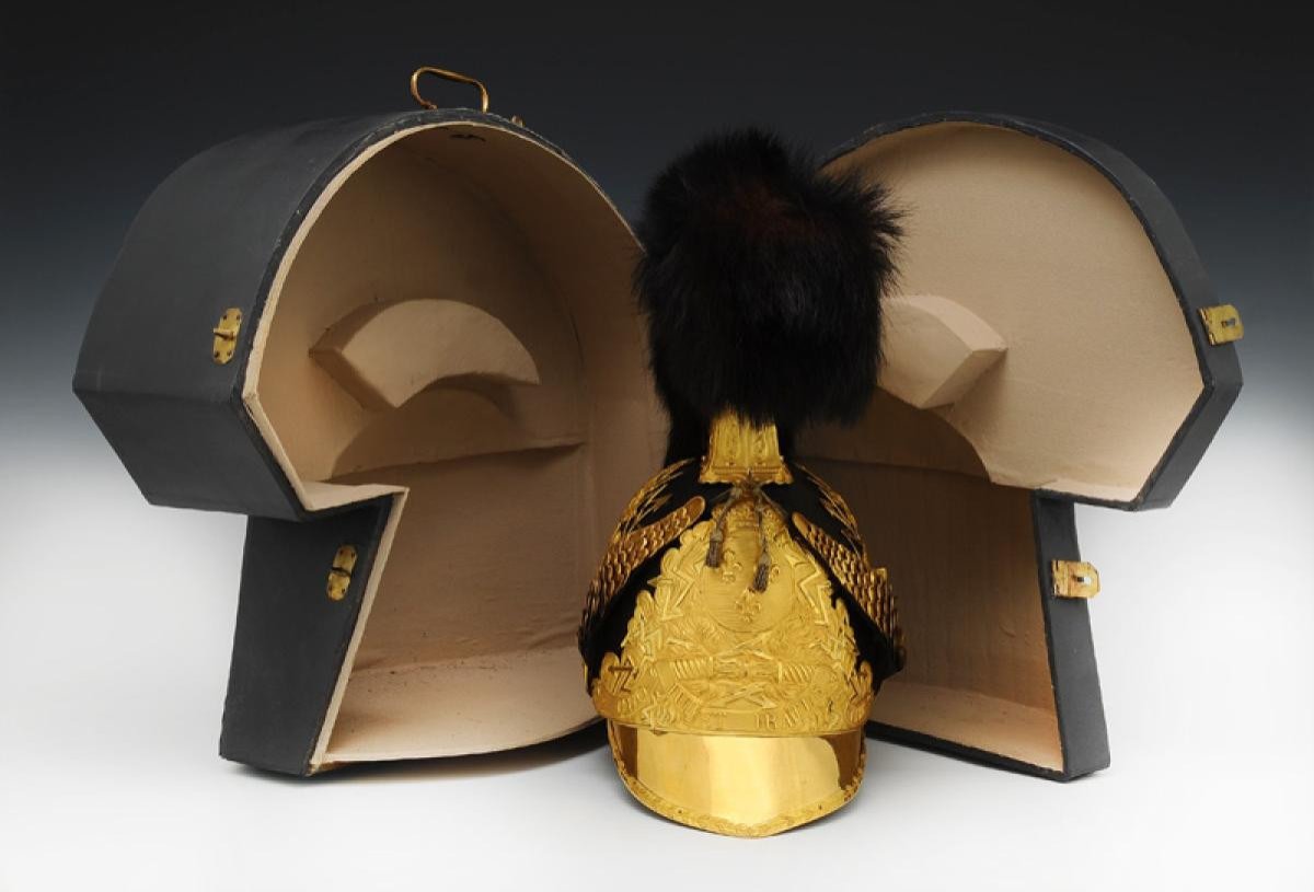 Helmet Of Lieutenant Of Count Gontaut-biron, Gendarmes Of The King's Military Household-photo-2