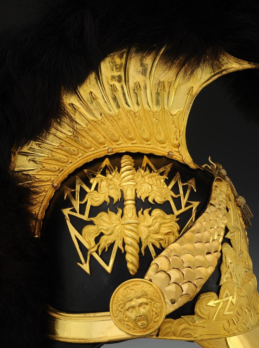 Helmet Of Lieutenant Of Count Gontaut-biron, Gendarmes Of The King's Military Household-photo-1