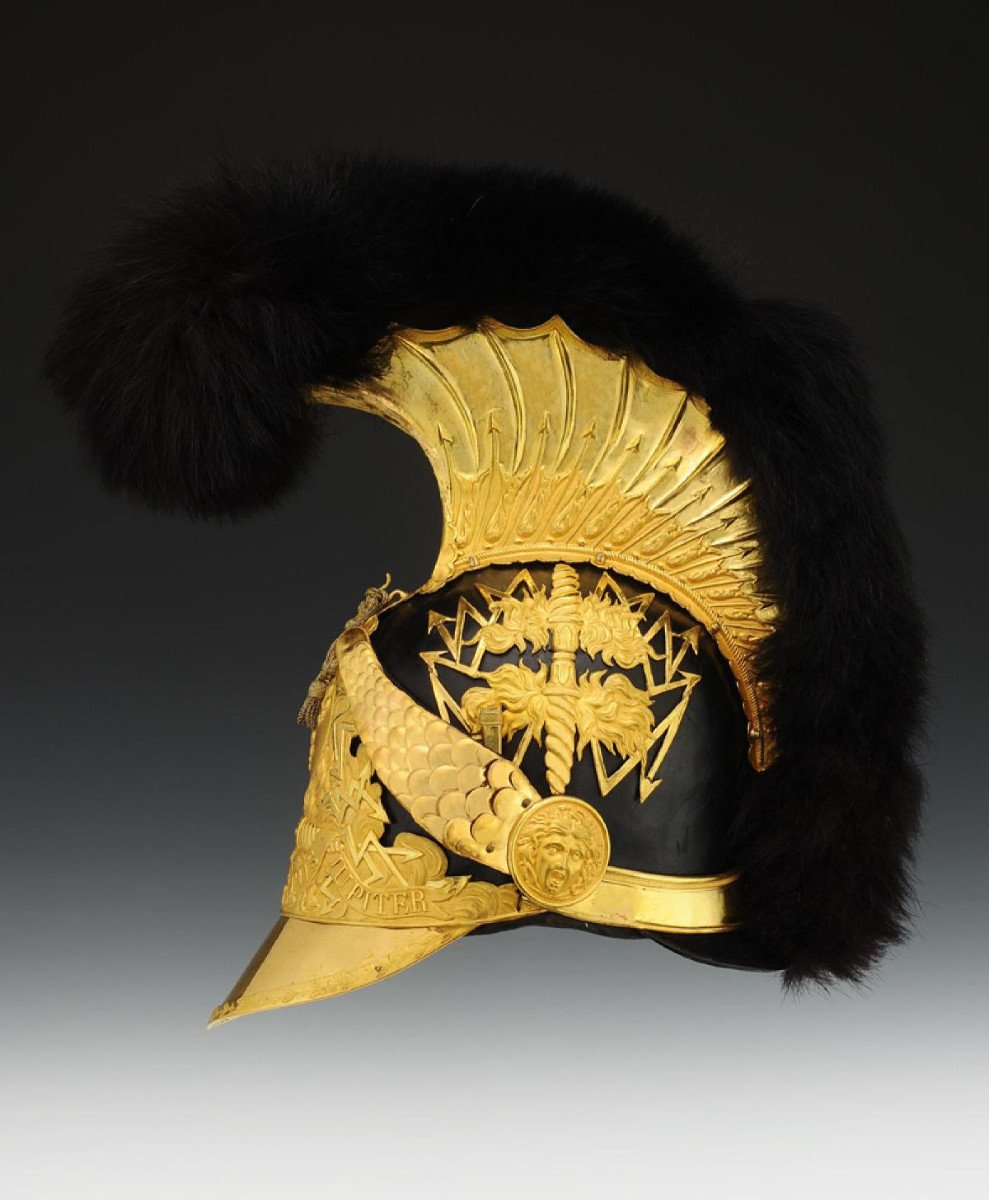 Helmet Of Lieutenant Of Count Gontaut-biron, Gendarmes Of The King's Military Household-photo-2