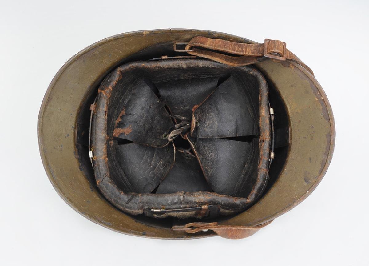 Adrian Helmet Of A Soldier In The 3rd Algerian Rifle Regiment, Model 1926-photo-2