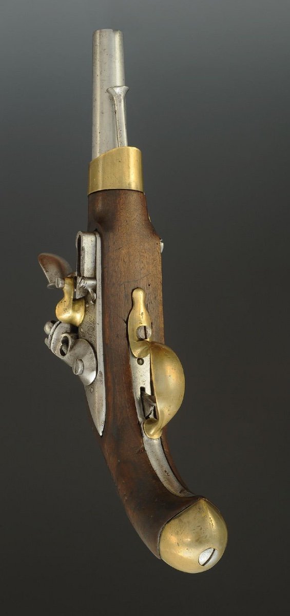 Pistolet De Cavalerie, Modèle An XIII, De La Manufacture Impériale De Tulle, Premier Empire-photo-2