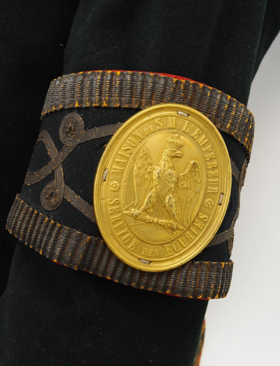 Mannequin Of The Crew Of The Emperor's Household In Post Uniform, Stables Service, 1854-photo-2