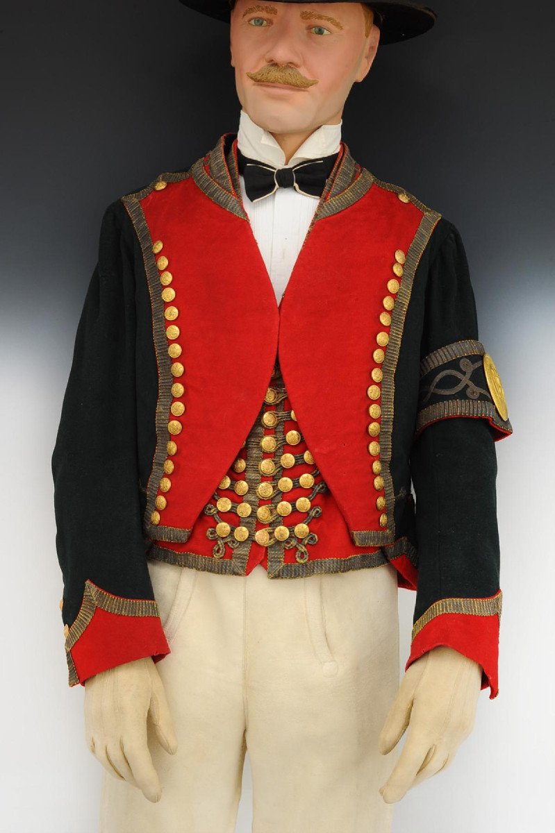 Mannequin Of The Crew Of The Emperor's Household In Post Uniform, Stables Service, 1854-photo-3