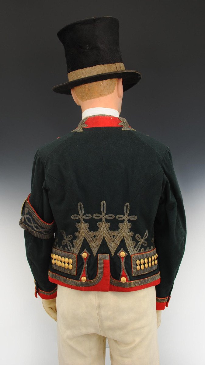 Mannequin Of The Crew Of The Emperor's Household In Post Uniform, Stables Service, 1854-photo-5