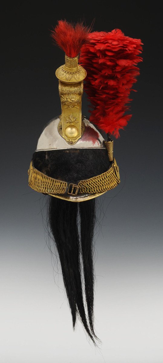 Casque d'Officier De Cuirassiers, Modèle 1858, Second Empire. 30161-photo-2