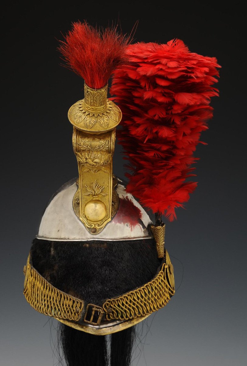 Casque d'Officier De Cuirassiers, Modèle 1858, Second Empire. 30161-photo-3