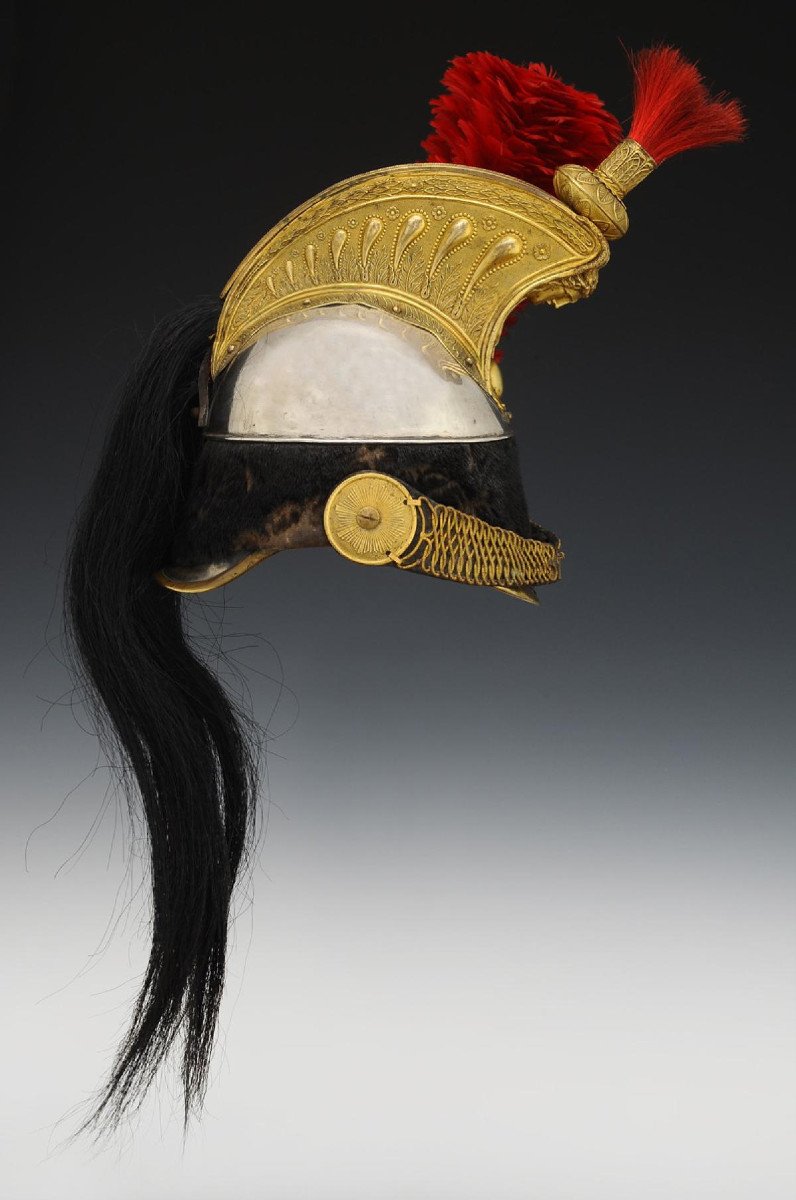 Casque d'Officier De Cuirassiers, Modèle 1858, Second Empire. 30161-photo-2