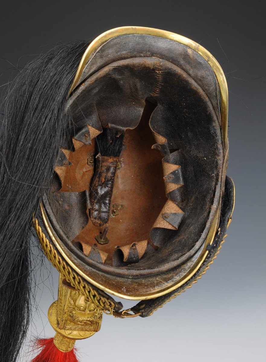 Casque d'Officier De Cuirassiers, Modèle 1858, Second Empire. 30161-photo-3