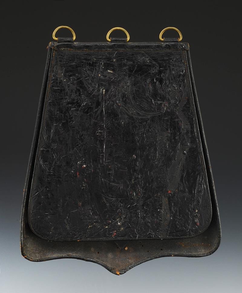 Sabretache d'Officier De Cavalerie Légère, Modèle 1854, Second Empire. 27009-photo-3