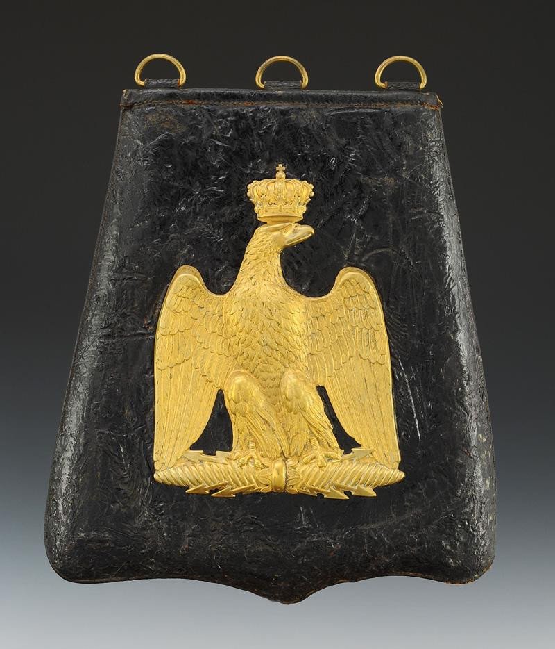 Sabretache d'Officier De Cavalerie Légère, Modèle 1854, Second Empire. 27009