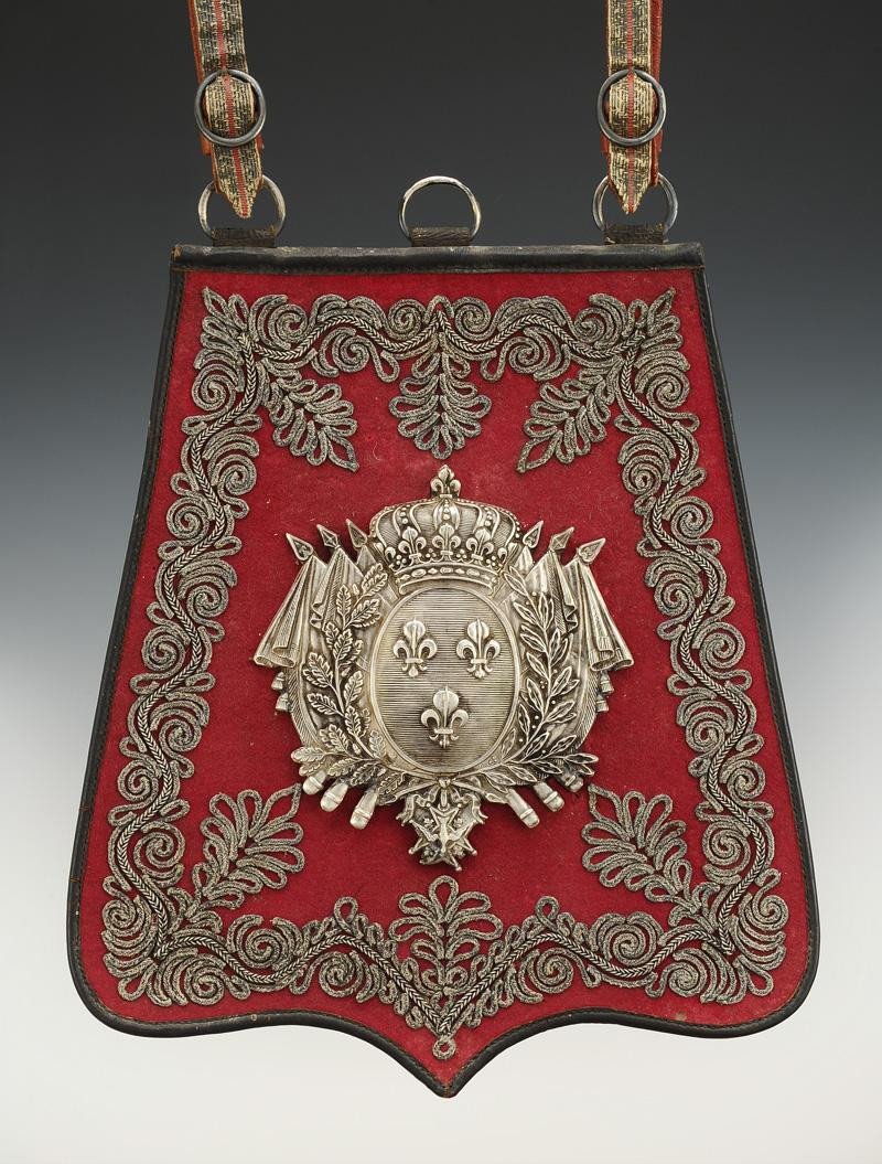 Sabretache Du Sous-lieutenant Des Hussards De La Garde Royale, Restauration (1816-1830).