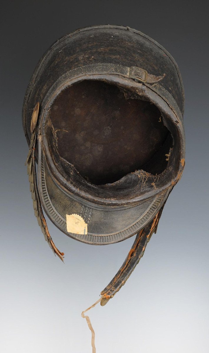 Shako De Grenadiers Du 114ème Régiment d'Infanterie De Ligne, Modèle 1812, Premier Empire. 5652-photo-4