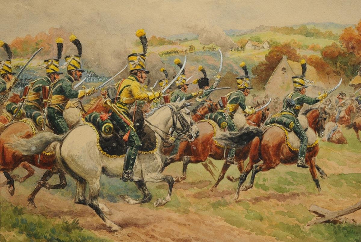 Lucien Rousselot - Charge Du 5ème Régiment De Chasseurs à Cheval, 1806-1807, Premier Empire -photo-4