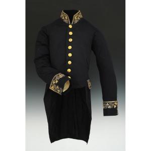 Uniforme Civil Brodé Ayant Appartenu Au Baron émile Bernard Jules Legoux, Troisième République.