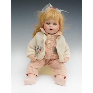 Old Little Girl Doll 34 Cm