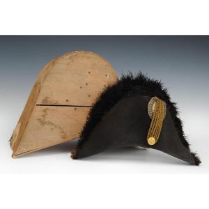 Chapeau Bicorne De Lieutenant-général, Petite Tenue, Attribué Comte d'Oilliamson, Modèle 1814