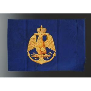 Commemorative Pennant Of The Battalion Of Sailors Of The Imperial Guard Of The First Empire