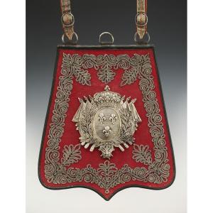 Sabretache Du Sous-lieutenant Des Hussards De La Garde Royale, Restauration (1816-1830).