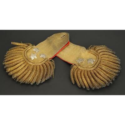 Pair Of Lieutenant-general's Epaulettes, 1786-1791, Former Monarchy - Revolution.