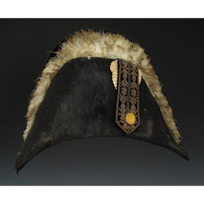 Bicorne Hat Of Grand Uniform Of Chambellan De La Couronne, Restoration (1814-1830)