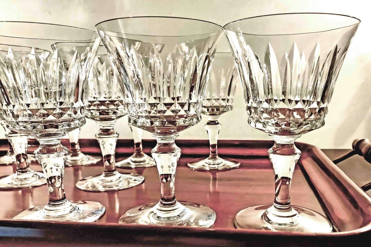 12 Verres à Eau Baccarat, Modèle Piccadilly-photo-3