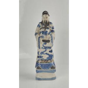 Chine 18-19eme, Céramique Représentant Lu XIng