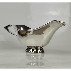 Silver Metal Gravy Boat Circa 1920