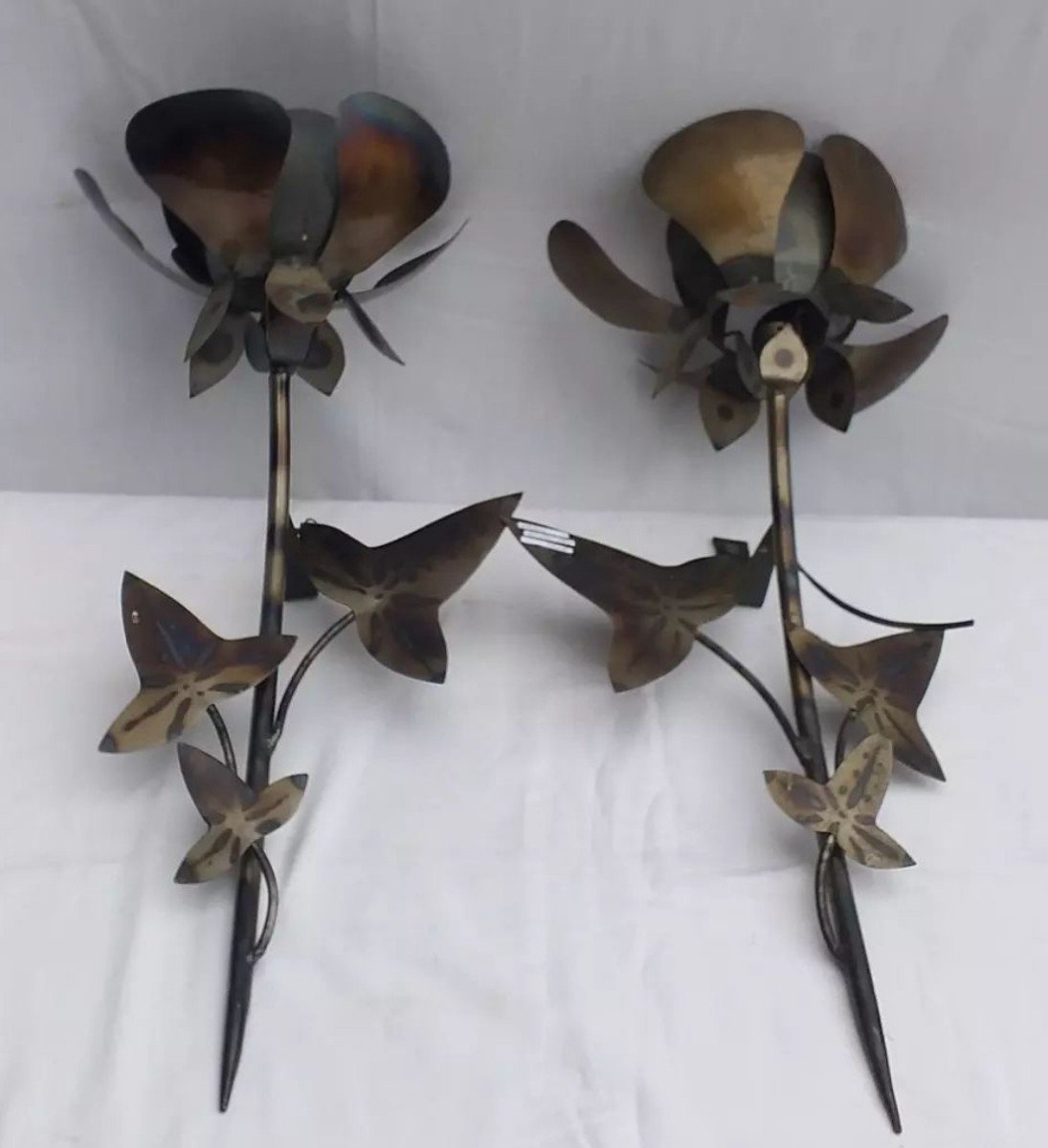 Accolay Pair Of Wall Lights 1950