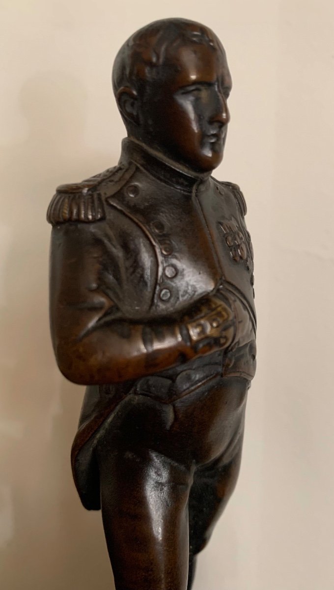 Bronze Statuette Of Emperor Napoleon I 19th Century -photo-4