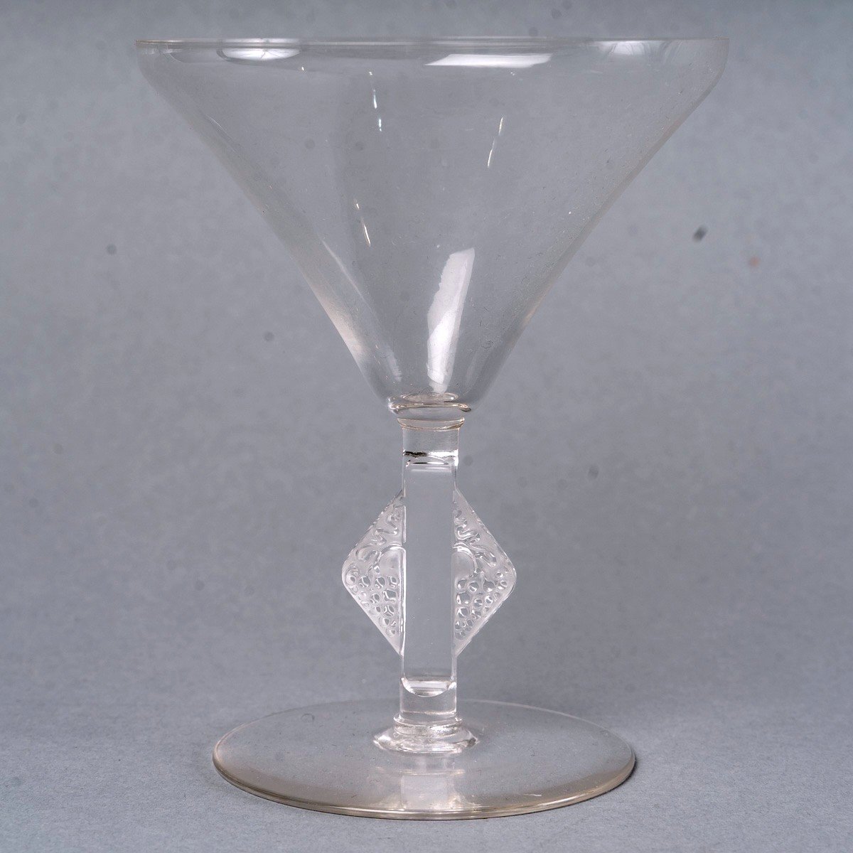 1924 René Lalique - Service De Verres Savergne Verre Blanc - 34 pièces-photo-1