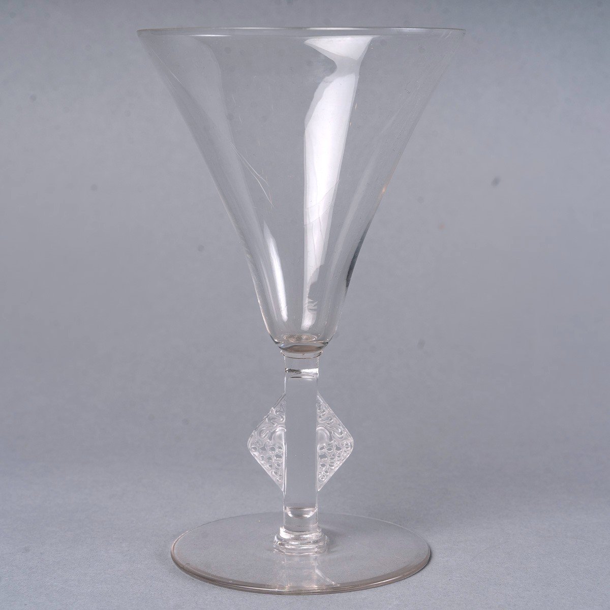 1924 René Lalique - Service De Verres Savergne Verre Blanc - 34 pièces-photo-3