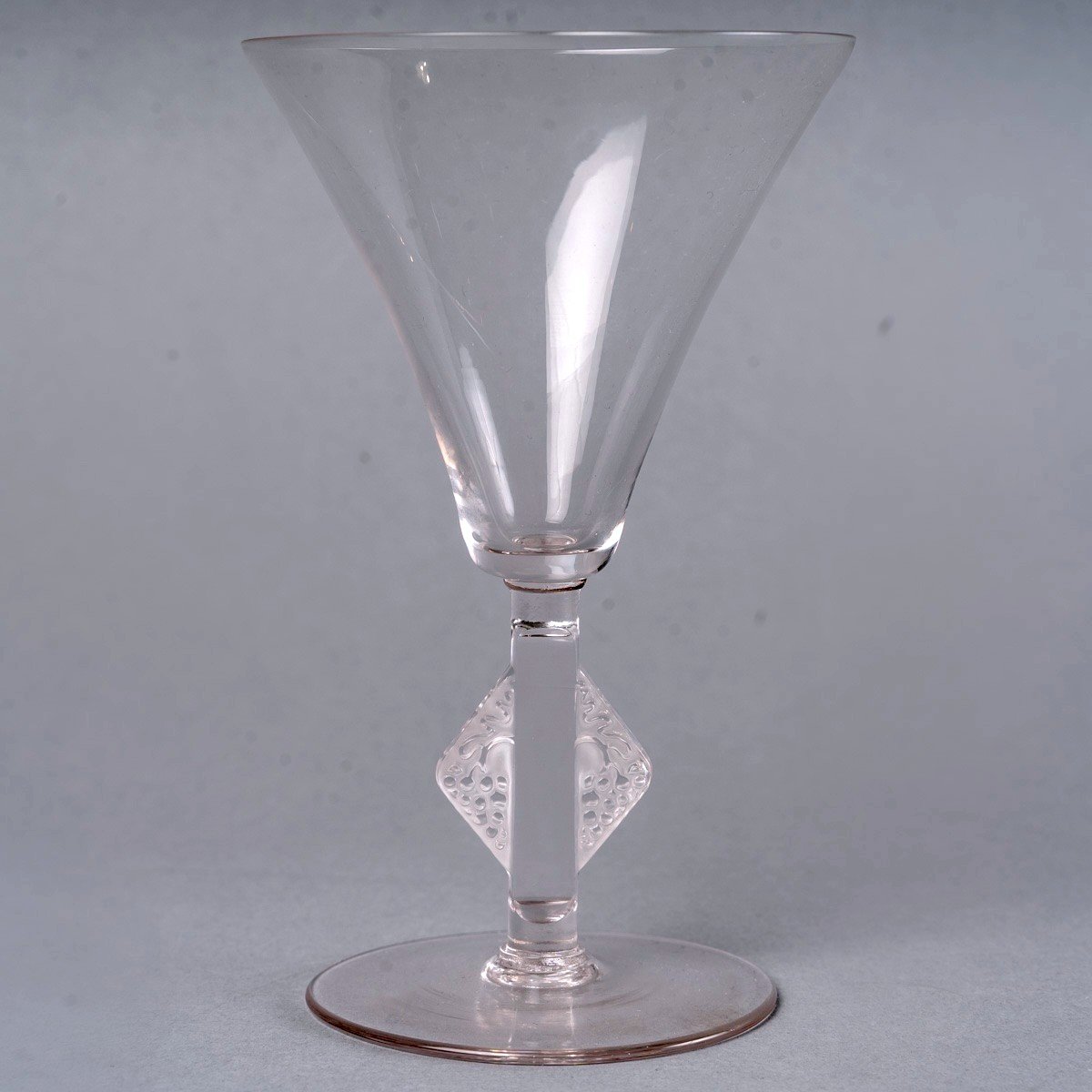 1924 René Lalique - Service De Verres Savergne Verre Blanc - 34 pièces-photo-4