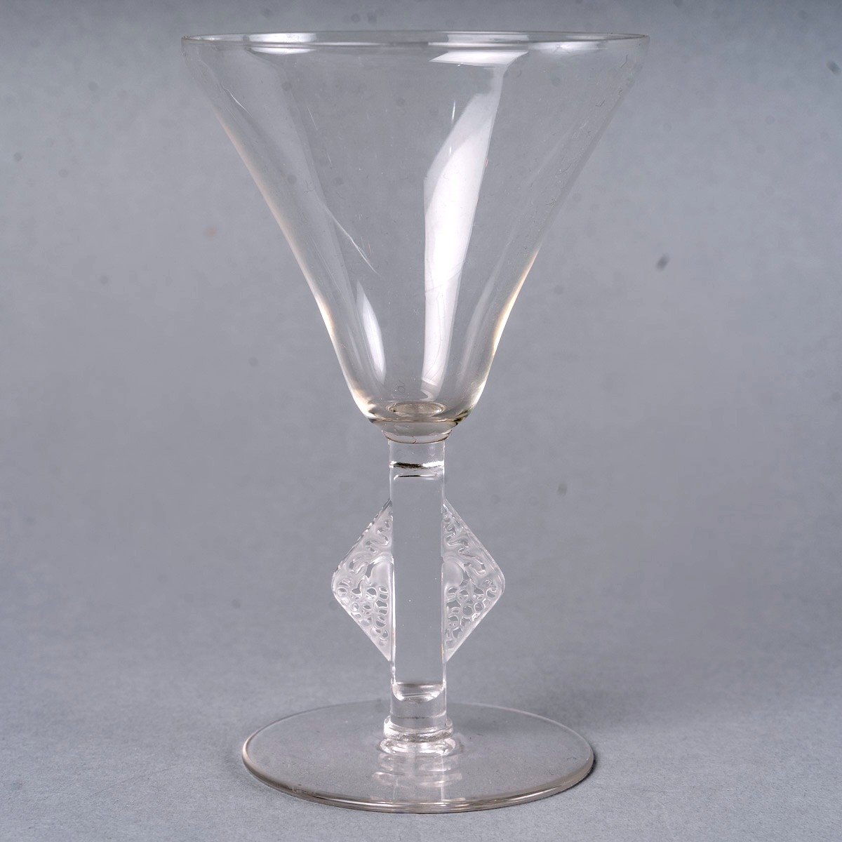 1924 René Lalique - Service De Verres Savergne Verre Blanc - 34 pièces-photo-5